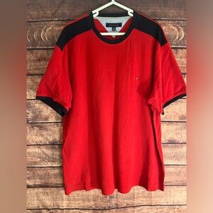 Tommy Hilfiger 90’s Vintage Men Size XL Pull Over Shirt - Red/Blue